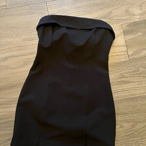 Dynamite Black Strapless Sheath Mini Dress